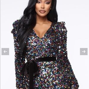 Live In The Spotlight Sequin Mini Dress